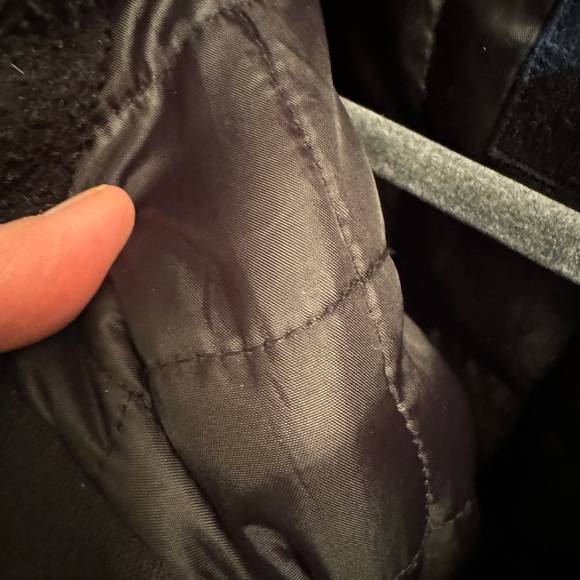 BOSTON TRADERS Men’s LG Blue Blk
Quilted Lining Snap Zip Jacket Coat Shacket EUC - Picture 13 of 16